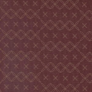 Brown textured fabric with subtle geometric patterns.