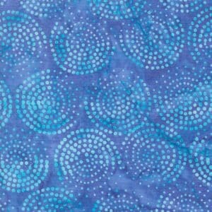 Abstract blue background with circular dot patterns.