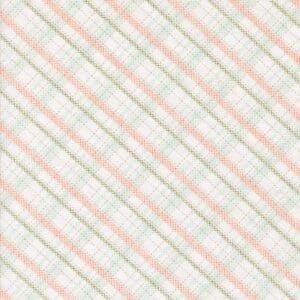 Diagonal stripes in pastel peach, green, and gray on a textured background.