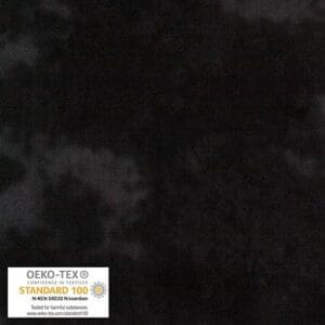 Black marble tile with subtle white veining and a polished finish.