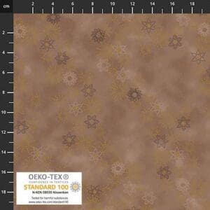 Microscopic view of fungal spores stained and labeled for study.