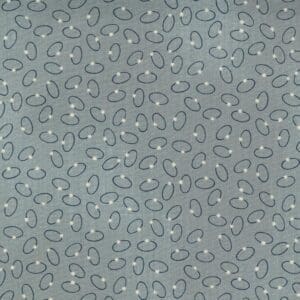 Gray surface with small, repeating paisley patterns.