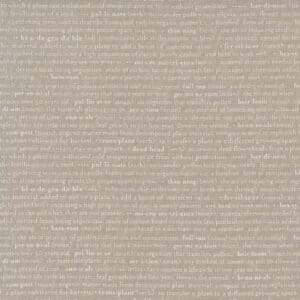 Close-up of beige textured fabric with subtle horizontal lines.