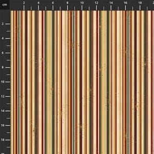 Vertical striped pattern with alternating colors and ruler scale.