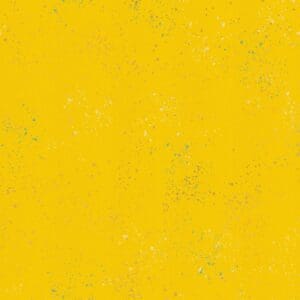 Bright yellow textured surface with subtle speckles.