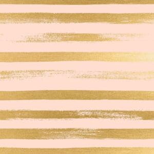Abstract horizontal stripes in beige and gold tones.
