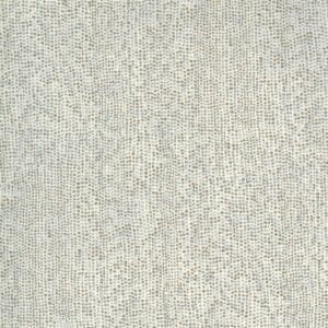 Close-up of a textured light gray fabric with woven pattern.