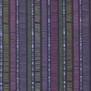 Colorful vertical striped pattern on fabric.