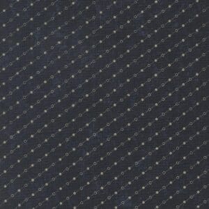 Dark fabric with diagonal dotted pattern.