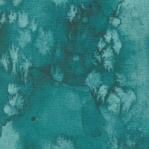 Teal abstract watercolor texture with patterns.
