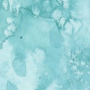 Abstract teal watercolor textured background.