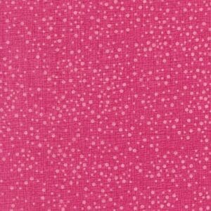 Pink fabric with small white dots pattern.