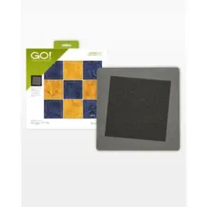 GO! square fabric cutting die and mat