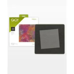 GO! square fabric cutting die with mat