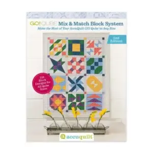 AccuQuilt Mix and Match quilt block book cover