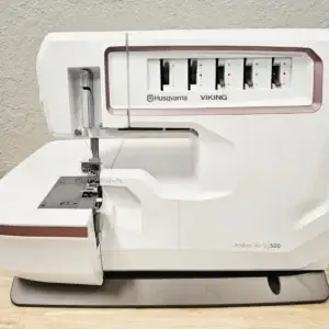 Husqvarna Viking Amber Air S500 Coverlock Serger Machine - NEW Open Box