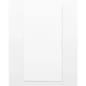 Blank white smartphone screen mockup