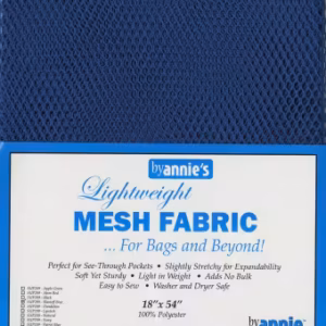 Lightweight Mesh Fabric - Blastoff Blue - 18x54in