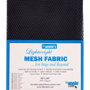Lightweight Mesh Fabric Navy 18x54in