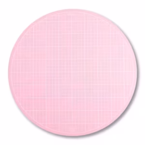Round Rotating Cutting Mat 10in Pink